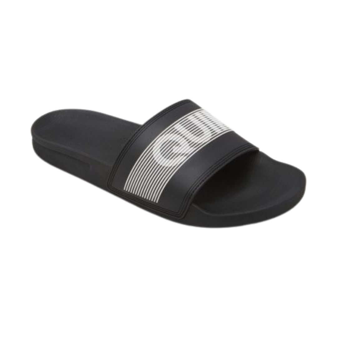 Rivi Wordmark Slides Junior Male Black
