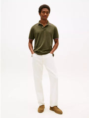 Tjm Reg Tipped Polo Ss Adults Male Polo Shirt Green