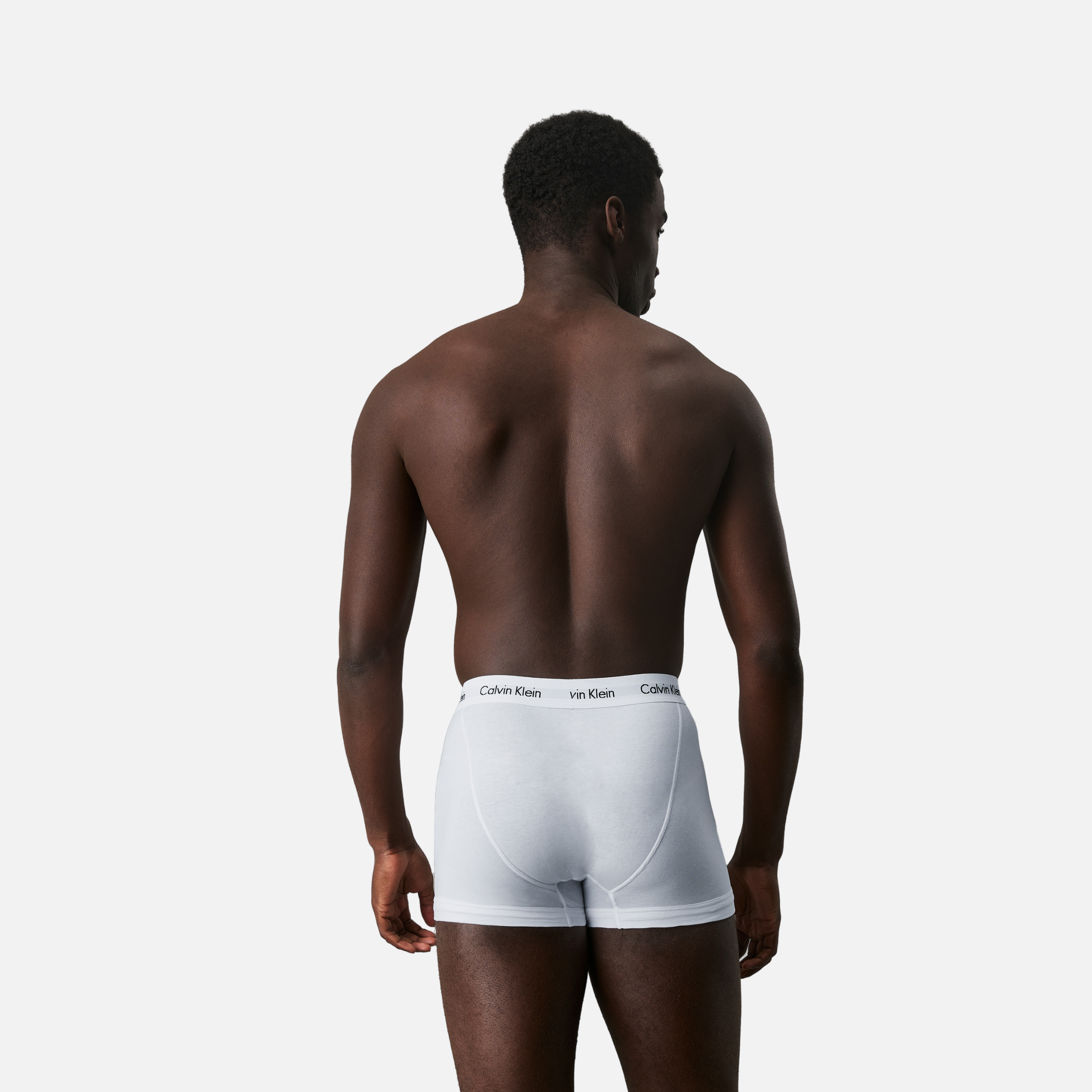 Trunk 3Pk Adults Male Boxers White