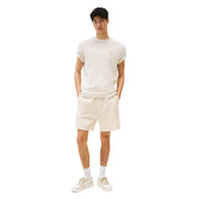 Tjm Reg Badge Tee Ext Adults Male Tshirts Beige