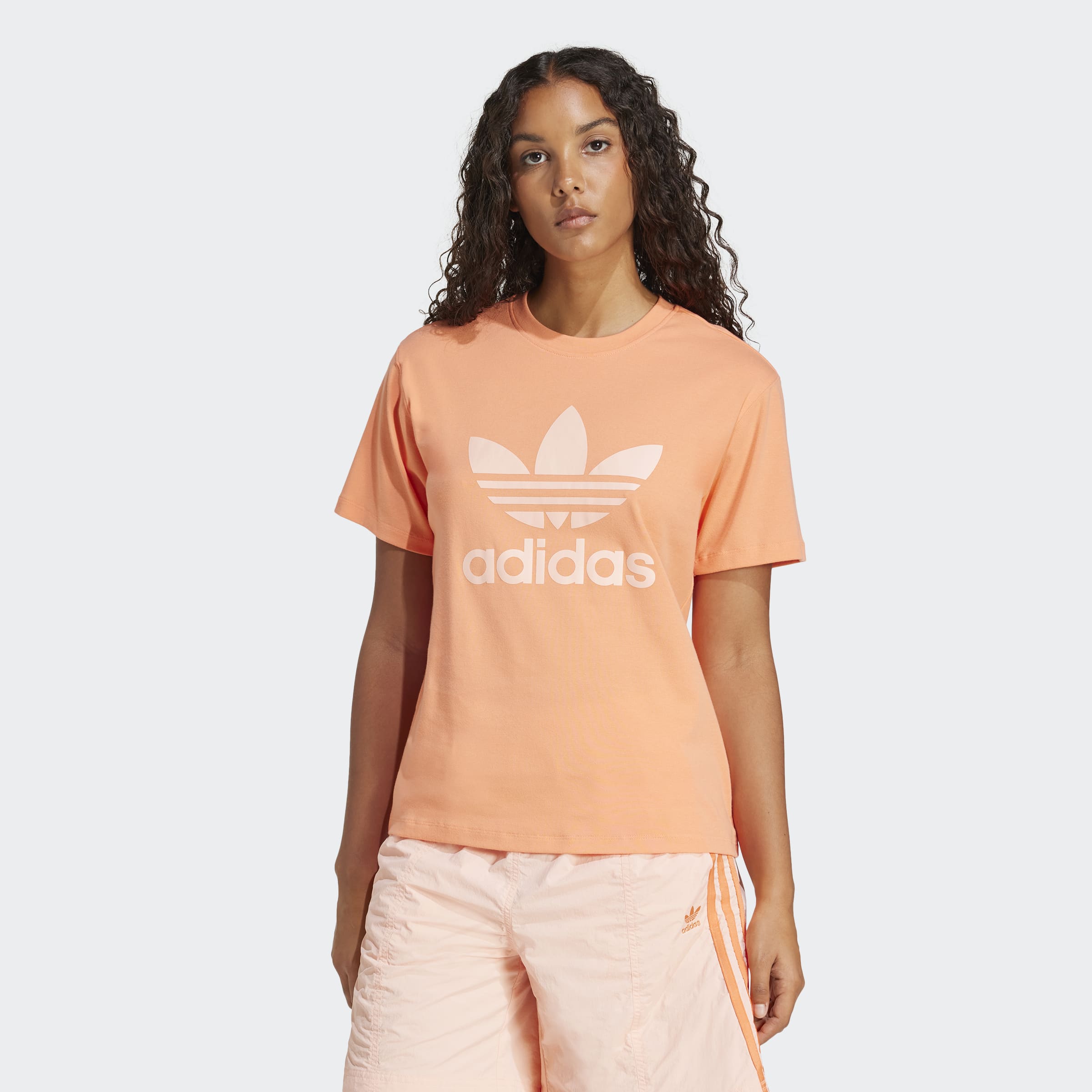 Trefoil Adults Female Tshirts Coral