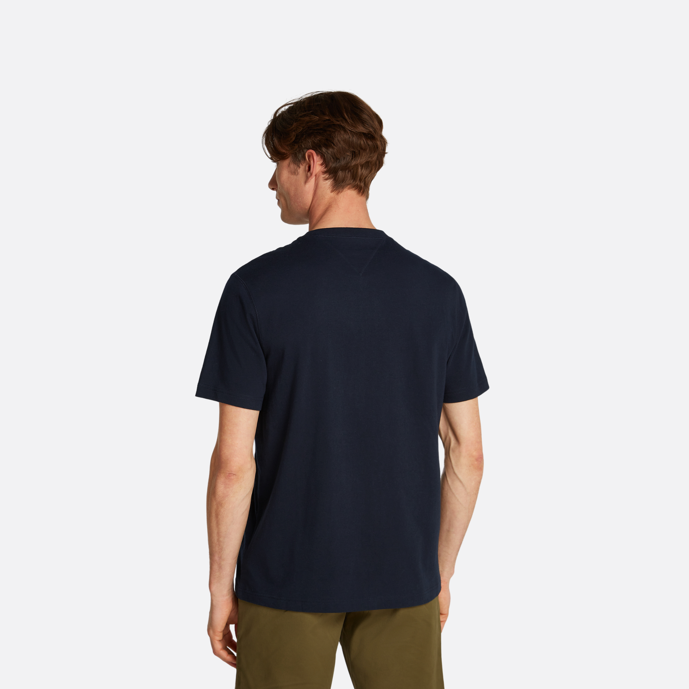Big Hilfiger Tee Adults Male Tshirts Navy