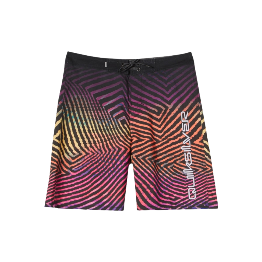 Everyday Warp Fade Yth 17 Kids Male Shorts  Multicolor