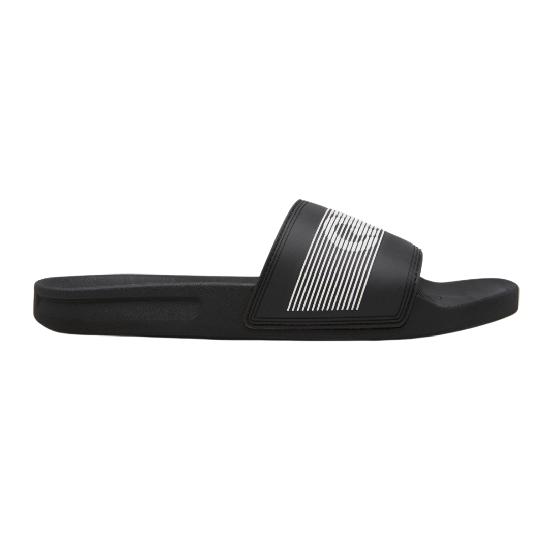 Rivi Wordmark Slides Junior Male Black
