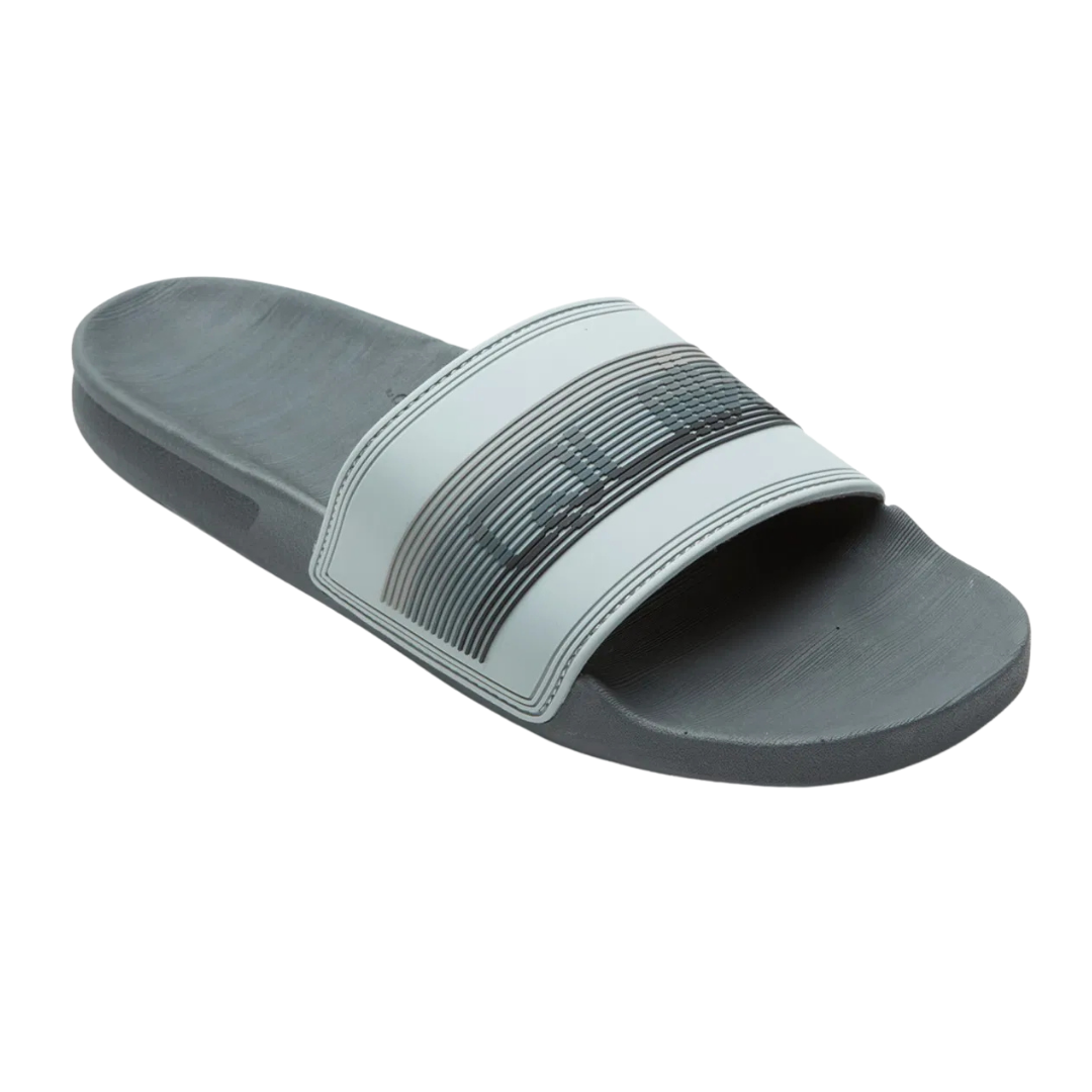 Rivi Wordmark Slides Junior Male Grey