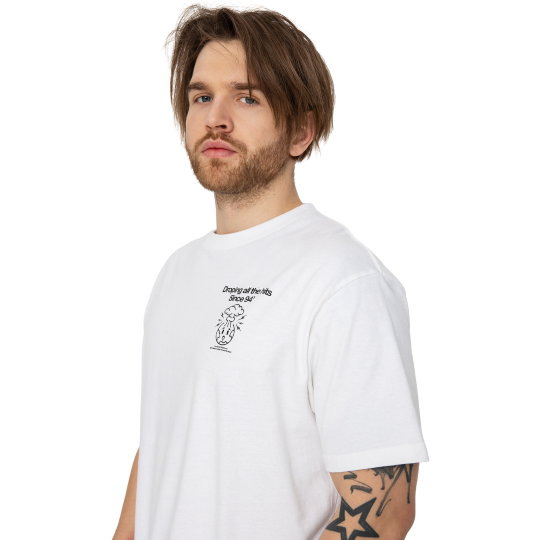 Dropping Hits Hss Adults Male T-Shirts White