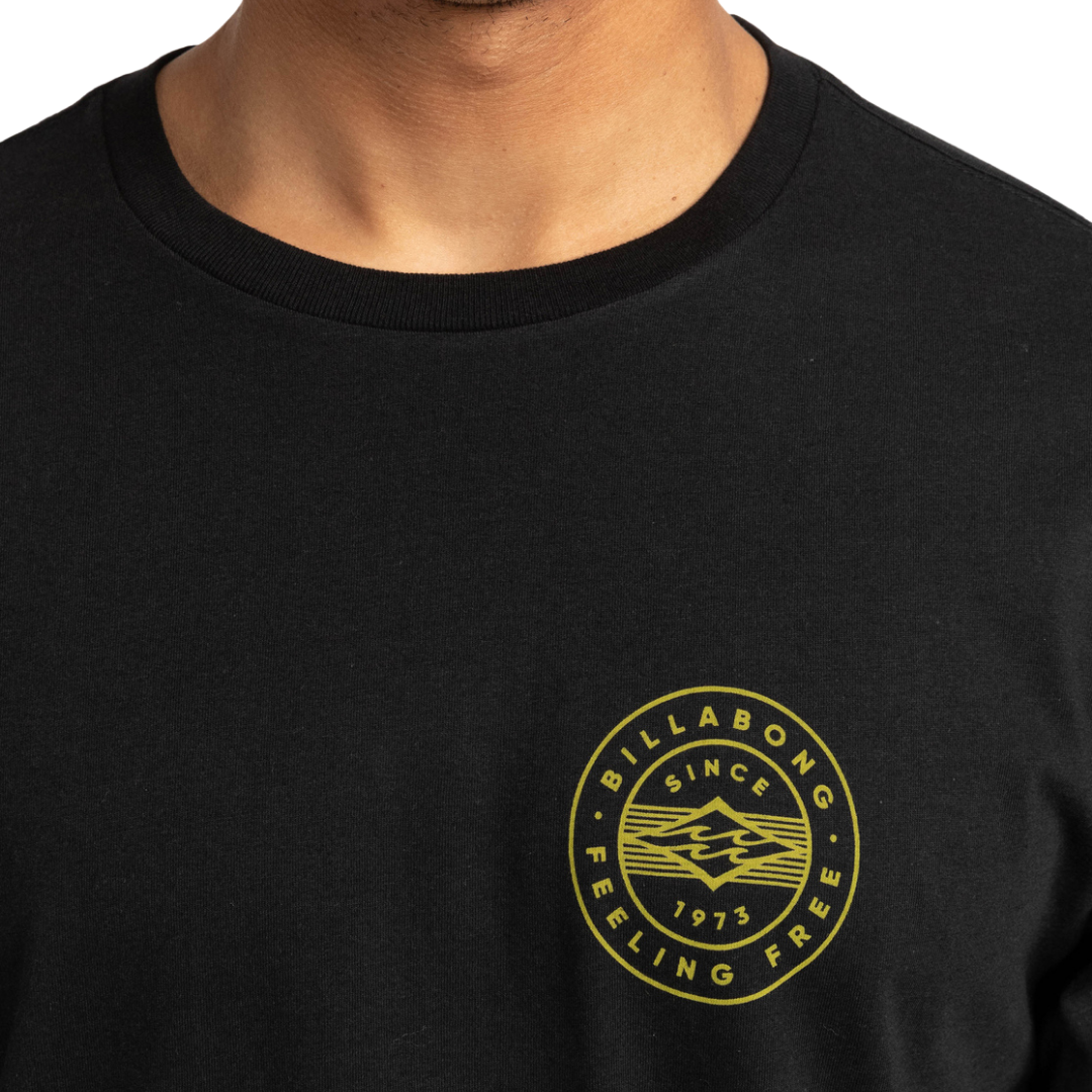 Stamp Ls Adults Male Tshirts Black