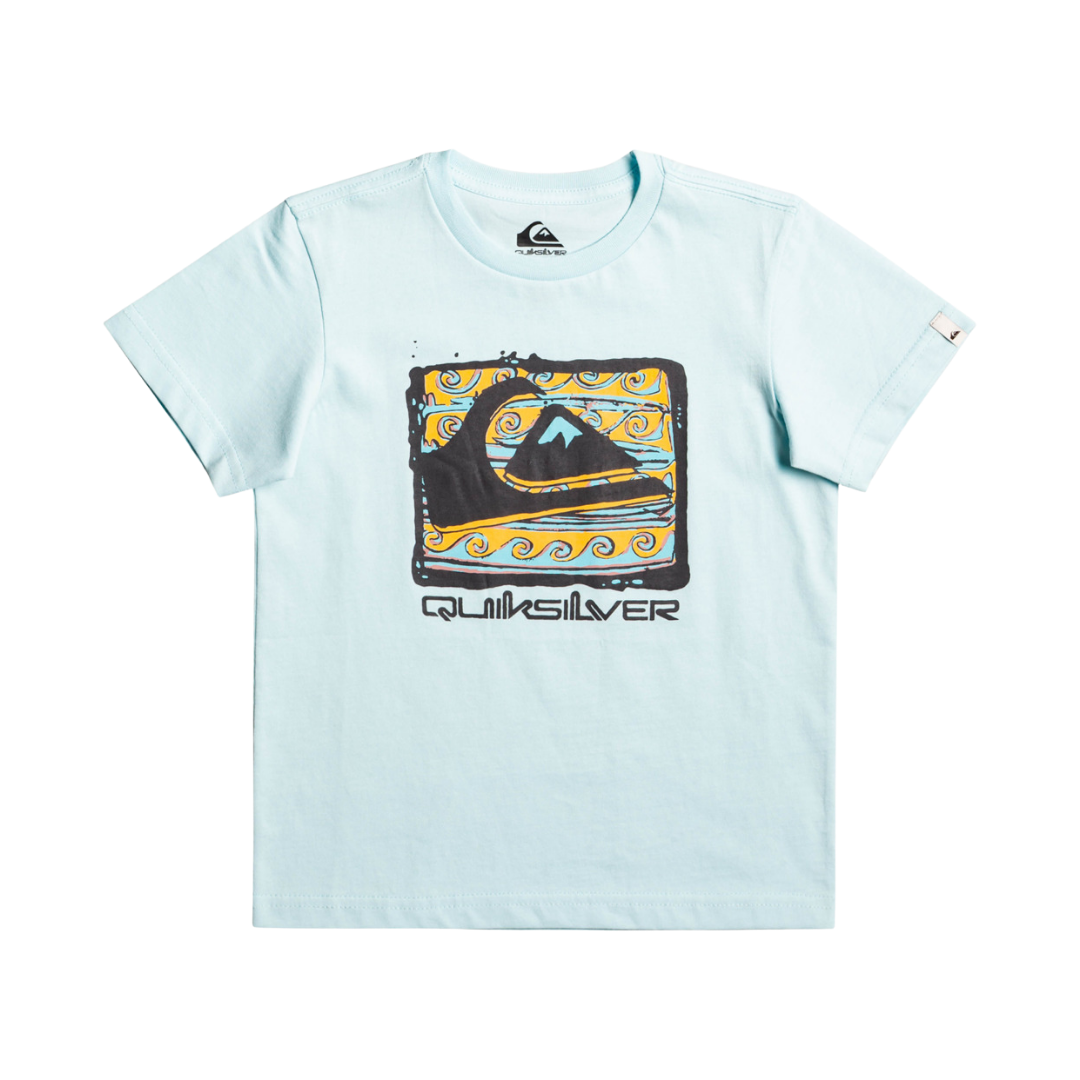 Boxed Logo Ss Boy Junior Male Tshirts Blue