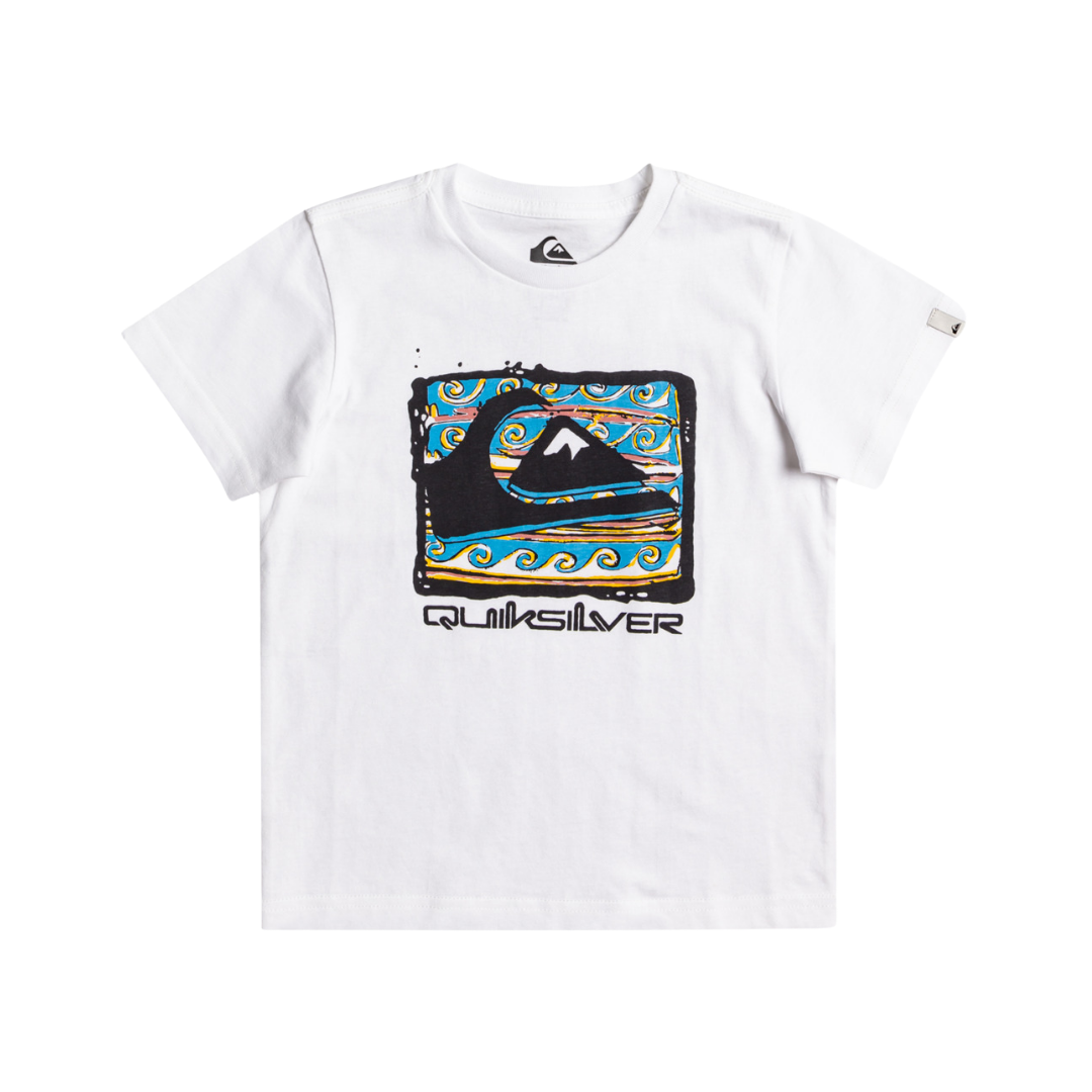 Boxed Logo Ss Boy Junior Male Tshirts White
