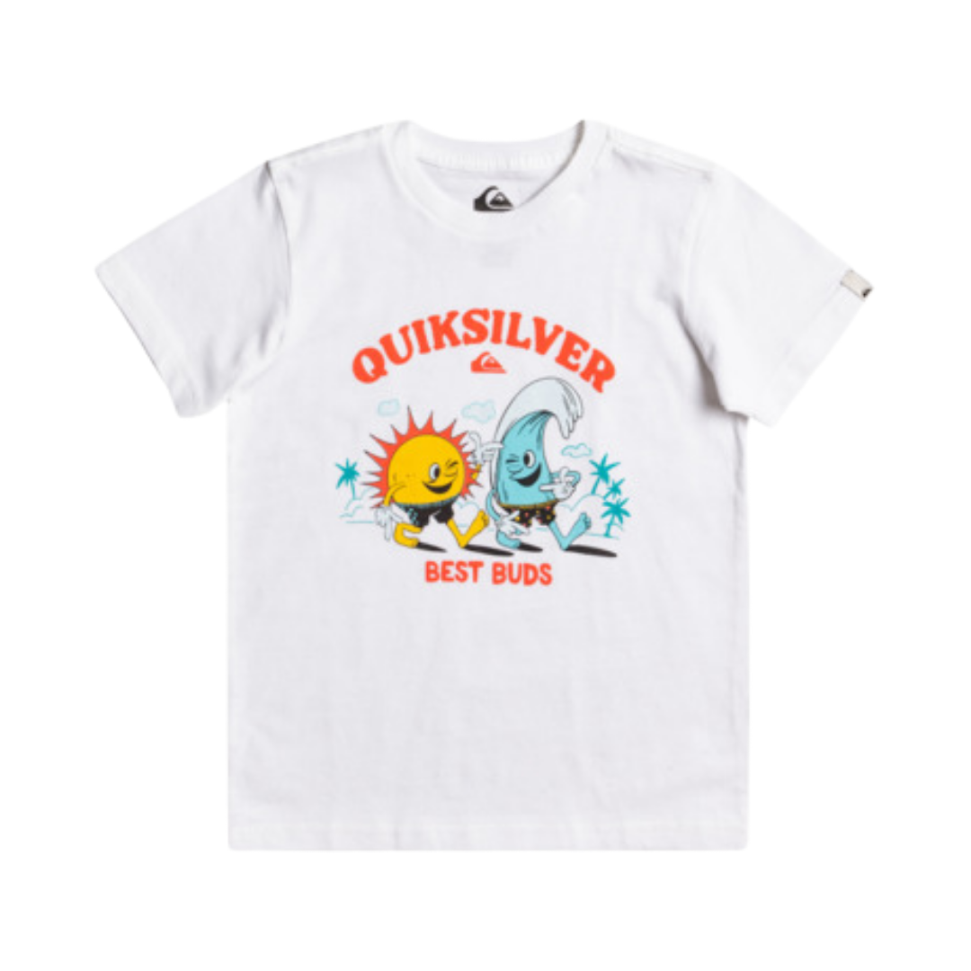 Best Buds Ss Boy Junior Male Tshirts White