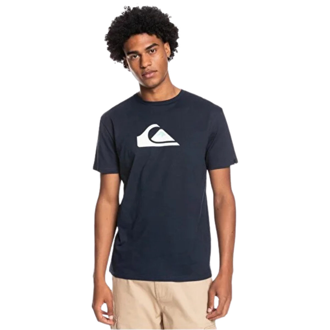 Comp Logo Ss Junior Male Tshirts Navy