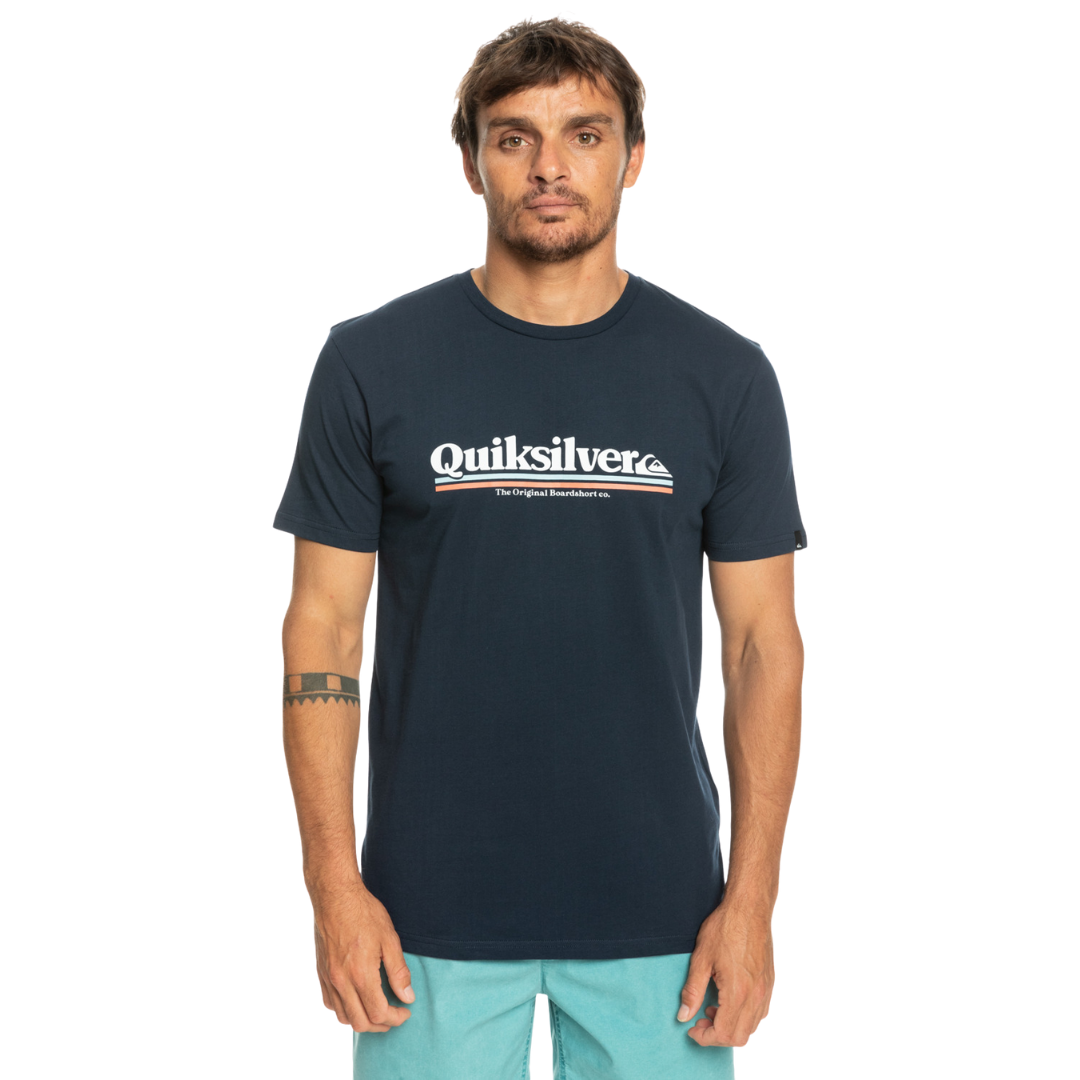 Between The Lines Ss Junior Male Tshirts Navy