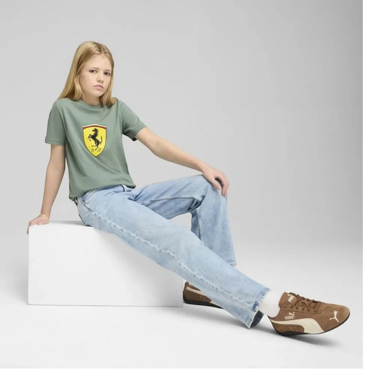 Puma Ferrari Race Colored Big Shield T-shirt