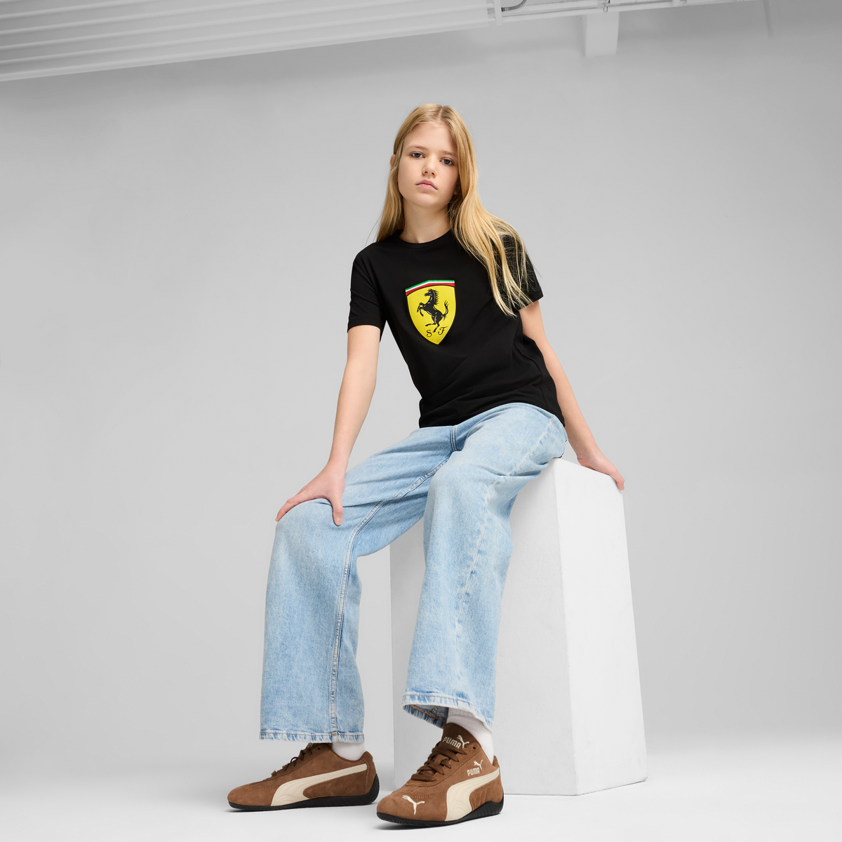 Puma Ferrari Race Colored Big Shield T-shirt