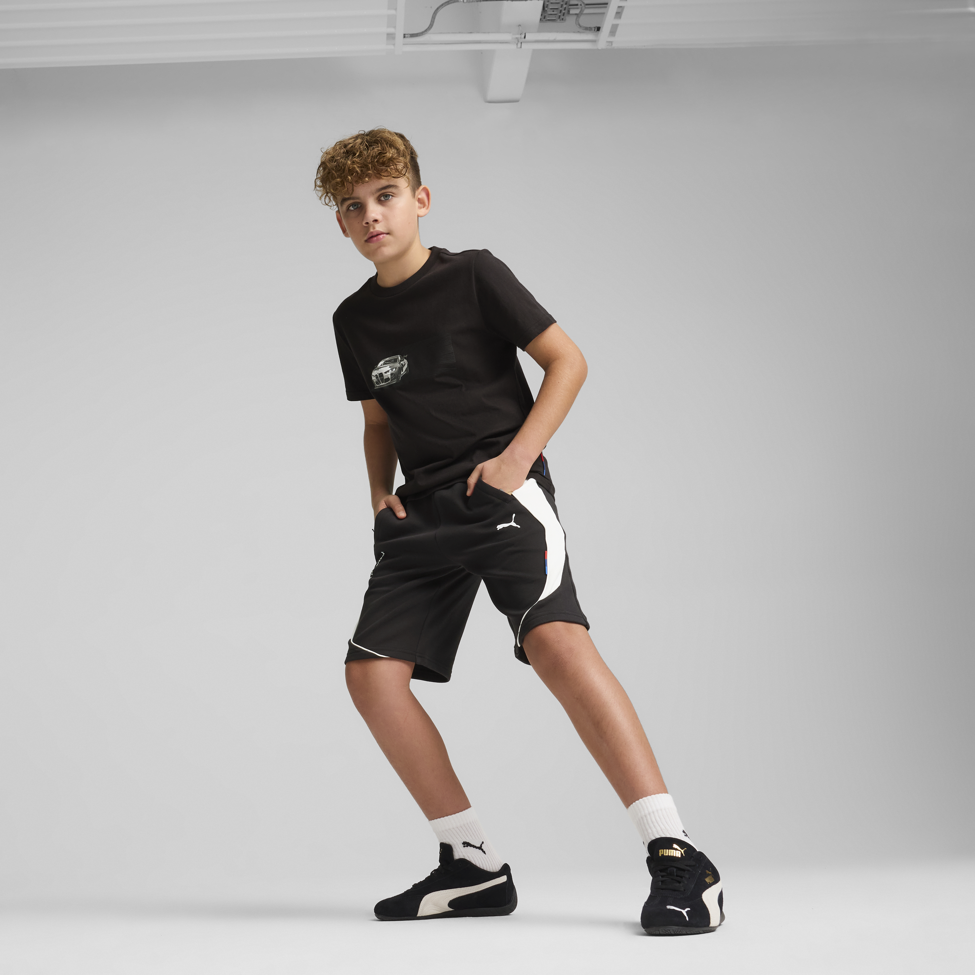 BMW MMS Kids Shorts Black