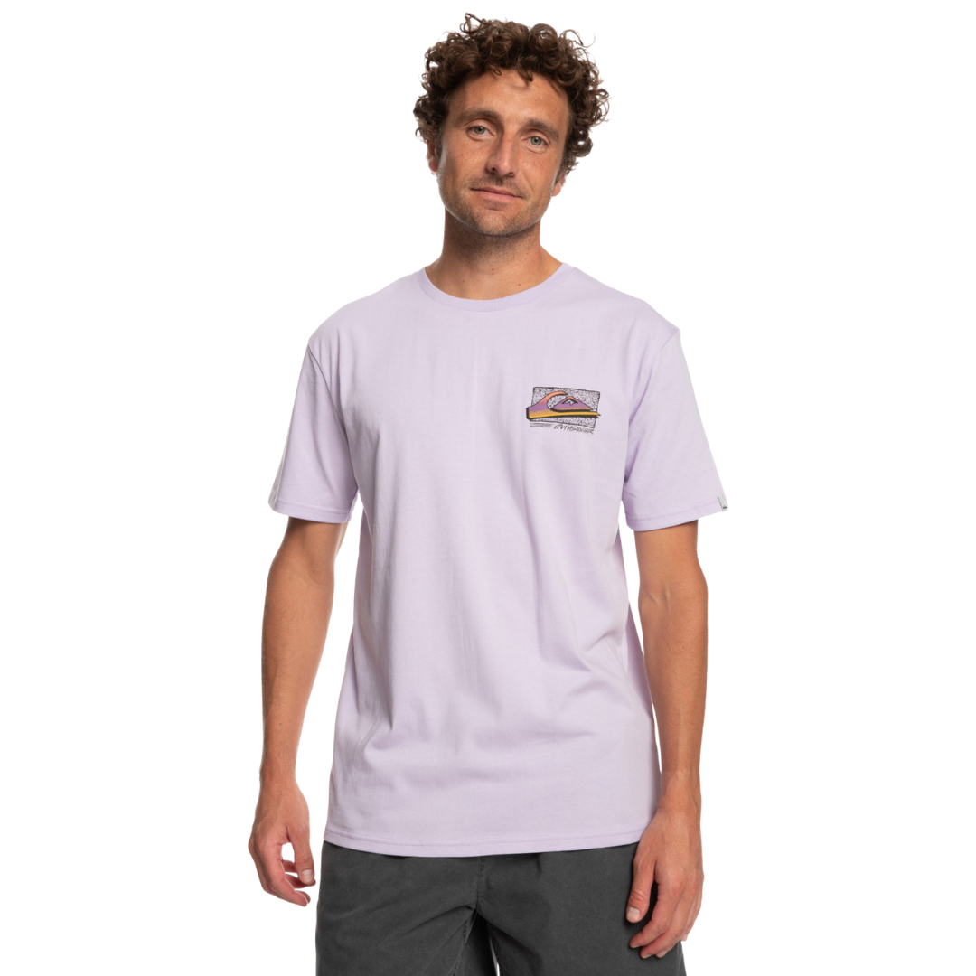 Retro Fade Ss Junior Male Tshirts Purple