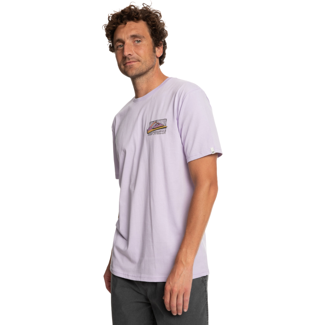 Retro Fade Ss Junior Male Tshirts Purple