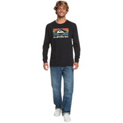 Qs Rainbow Ls Junior Male Tshirts Black