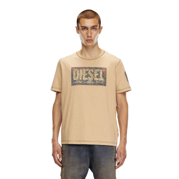 T-Adjust-Q1 Adults Male Tshirts Brown