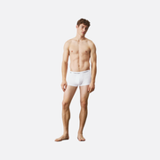 Low Rise Trunk 3Pk Adults Male Boxers White