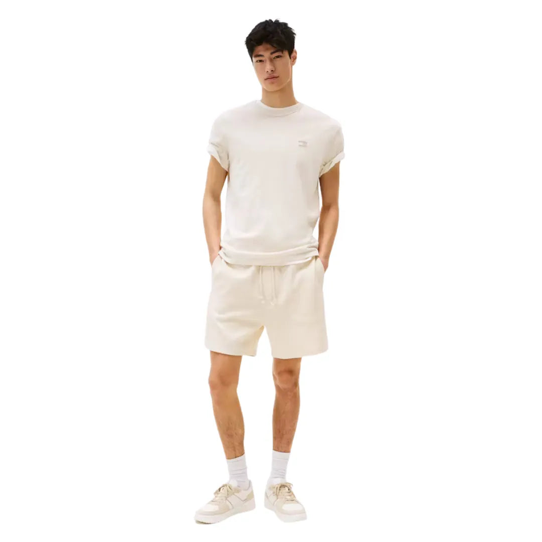 Tjm Reg Badge Tee Ext Adults Male Tshirts Beige