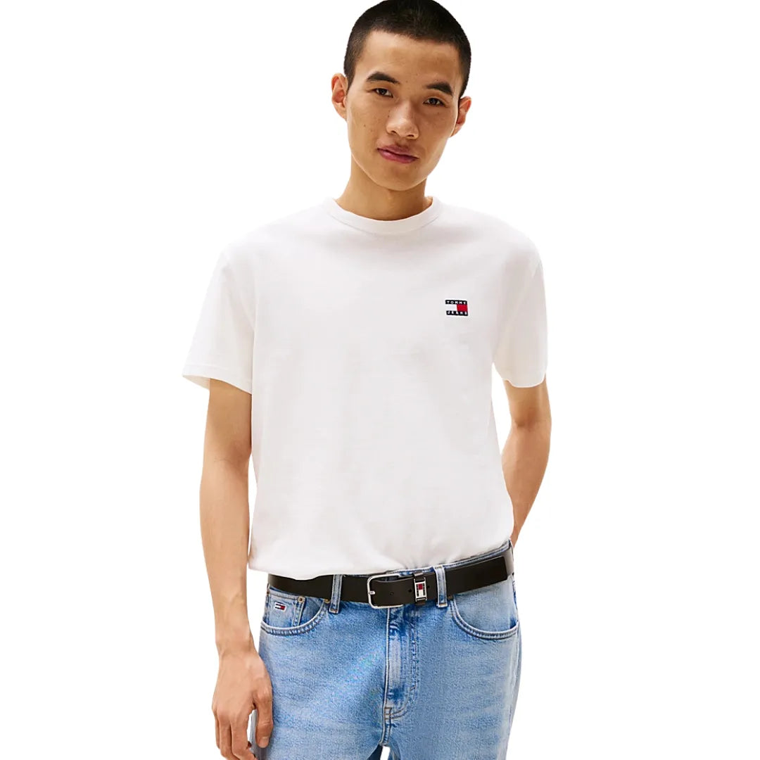 Tjm Reg Badge Tee Ext Adults Male Tshirts White