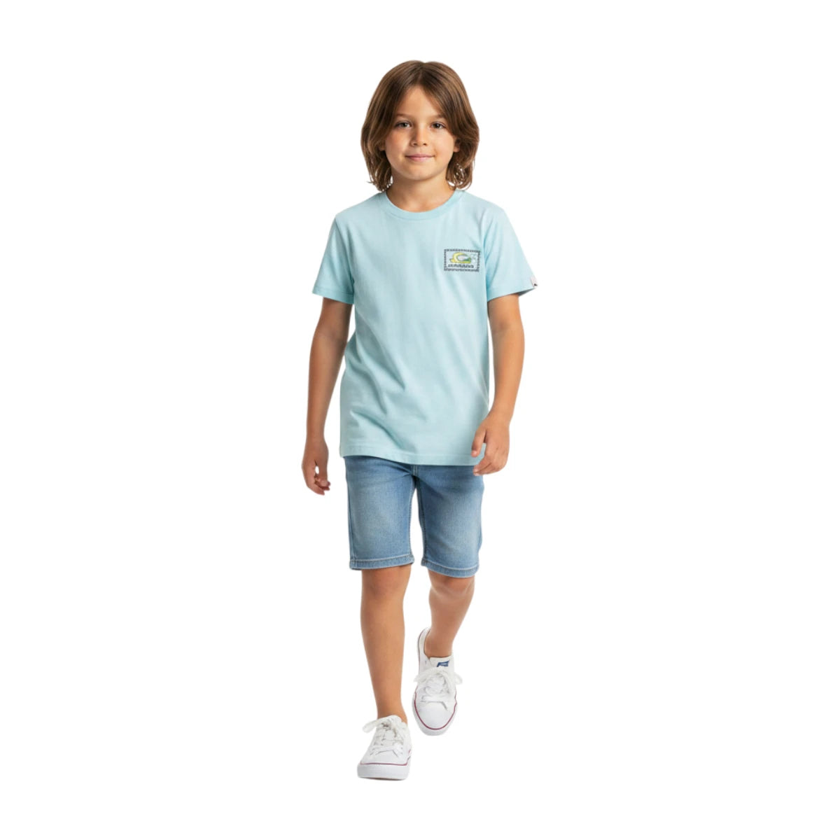 Quicksilver Checkered Logo T-shirt