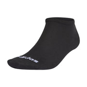 No-Show Socks 3 Pairs Adults Unisex Black