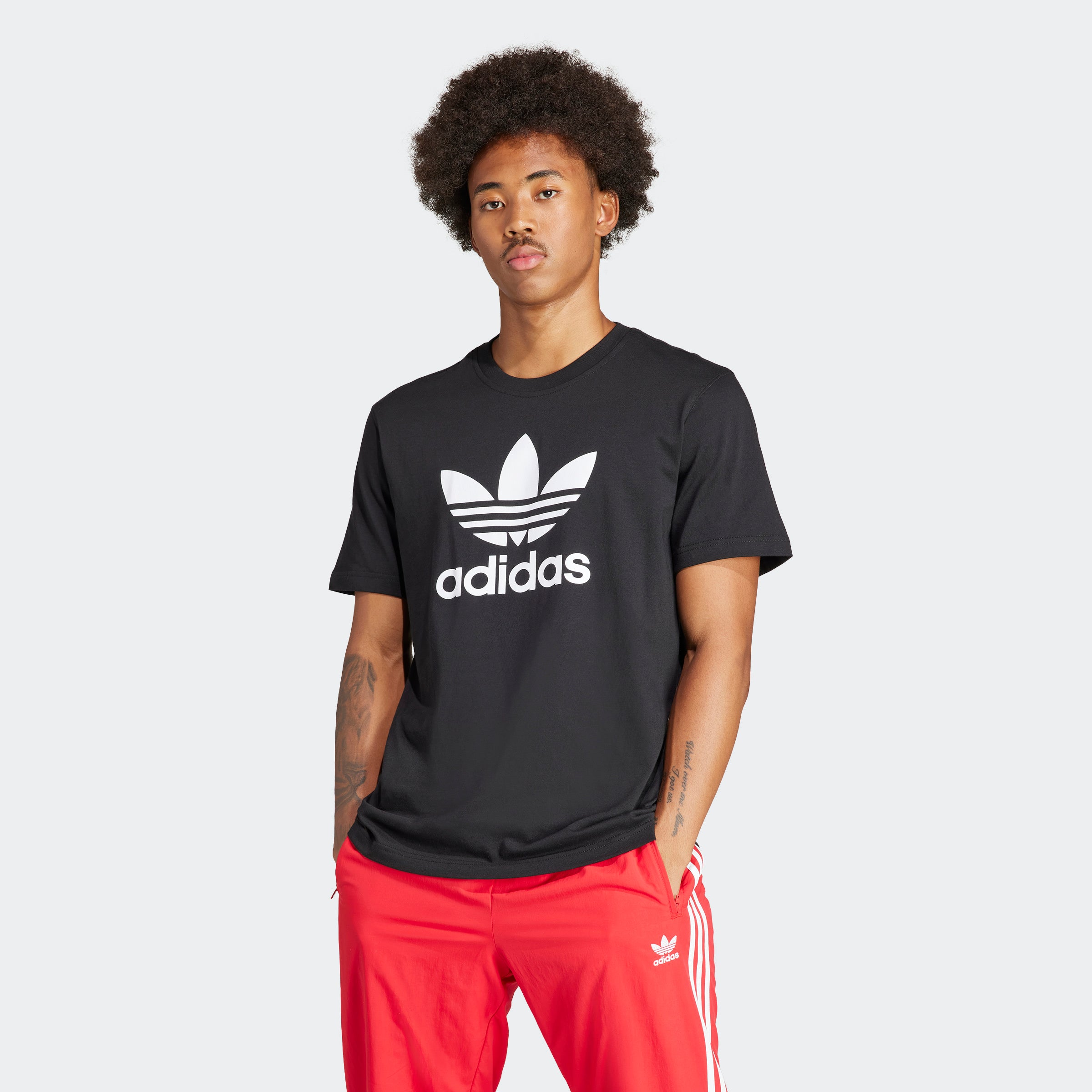 Trefoil Adults Male Tshirts Black