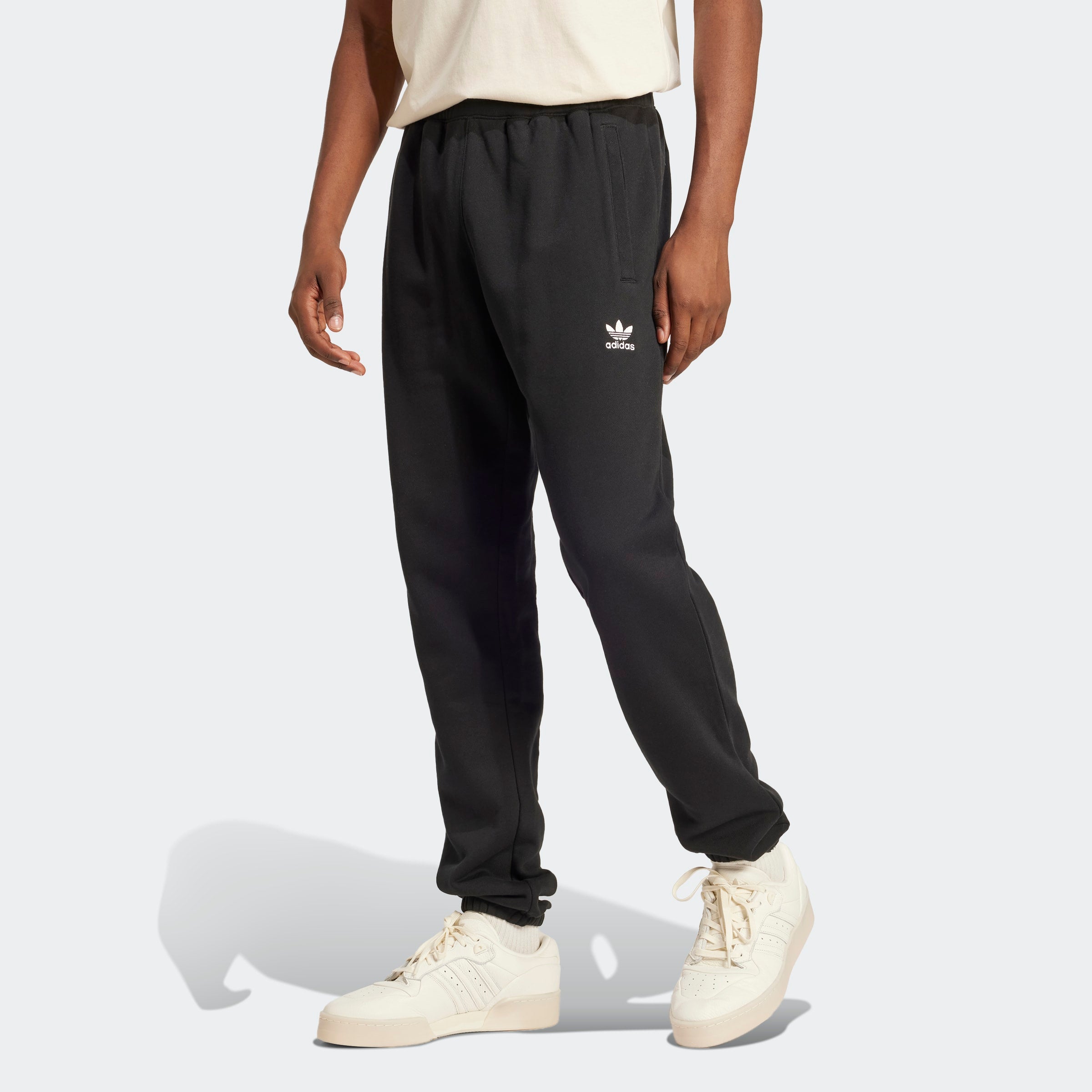 Ess Ft Adults  Male Trousers & Chinos Black