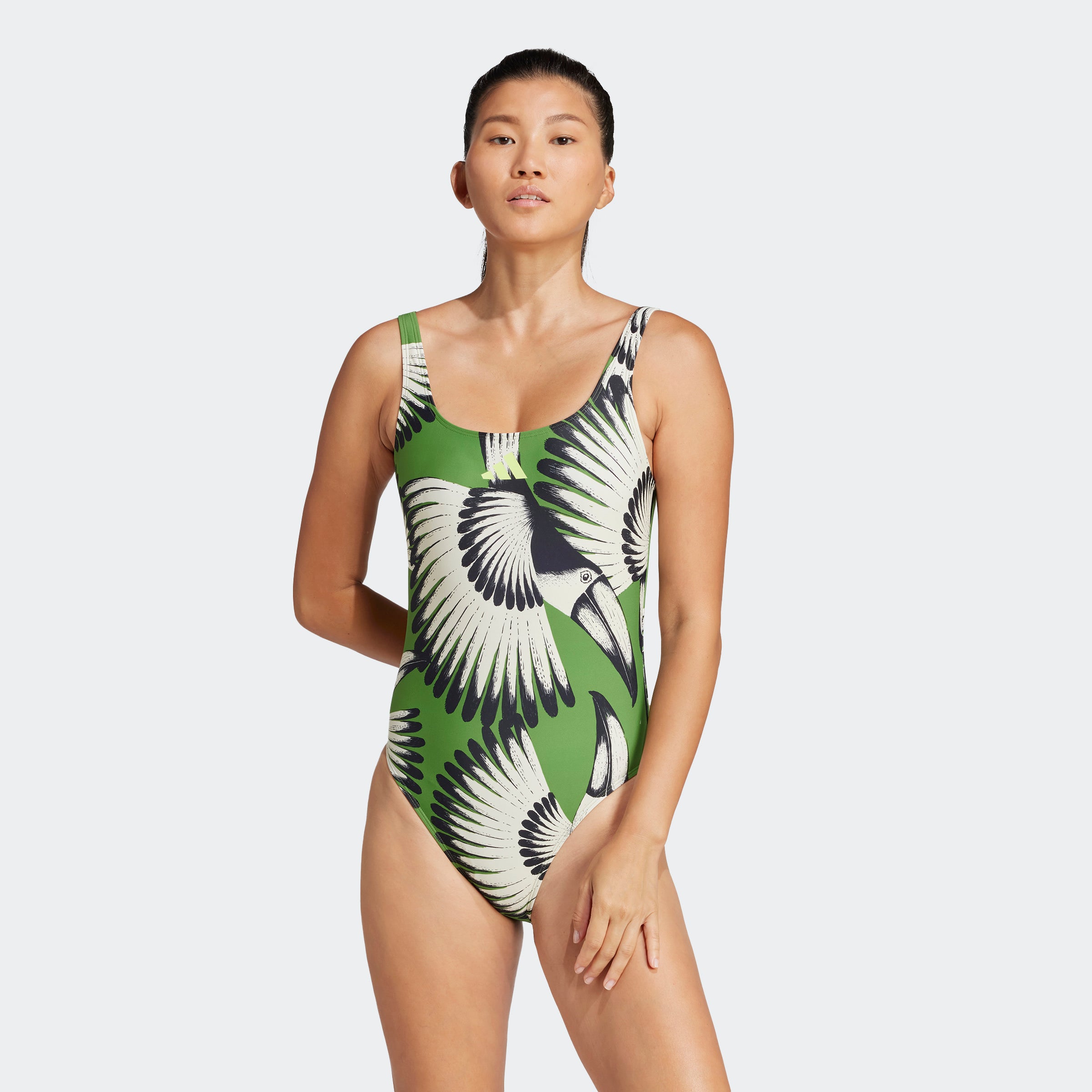 Farm Adults Female Swim Suit Green