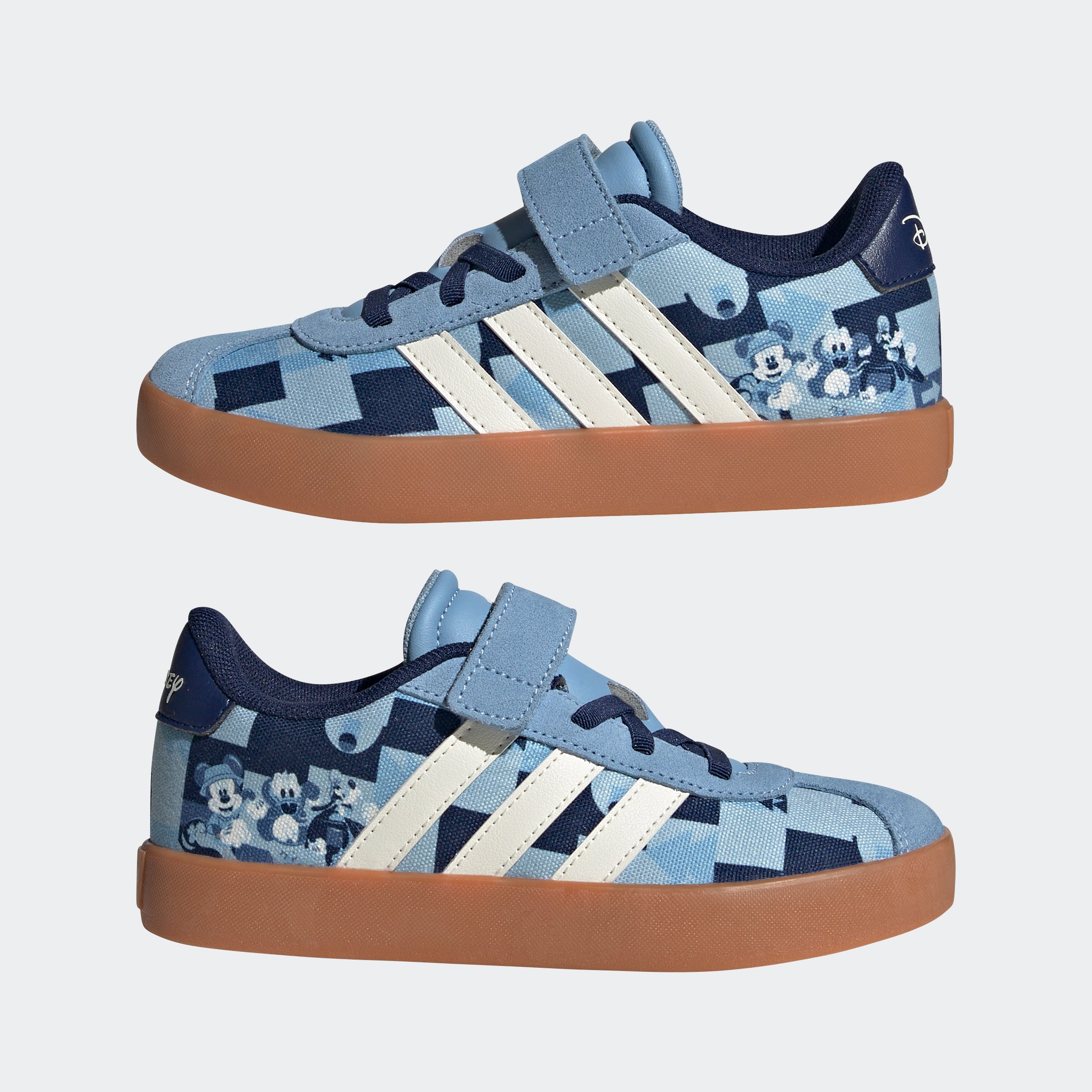 Vl Court Mickey El C Kids Unisex  Sneakers Blue