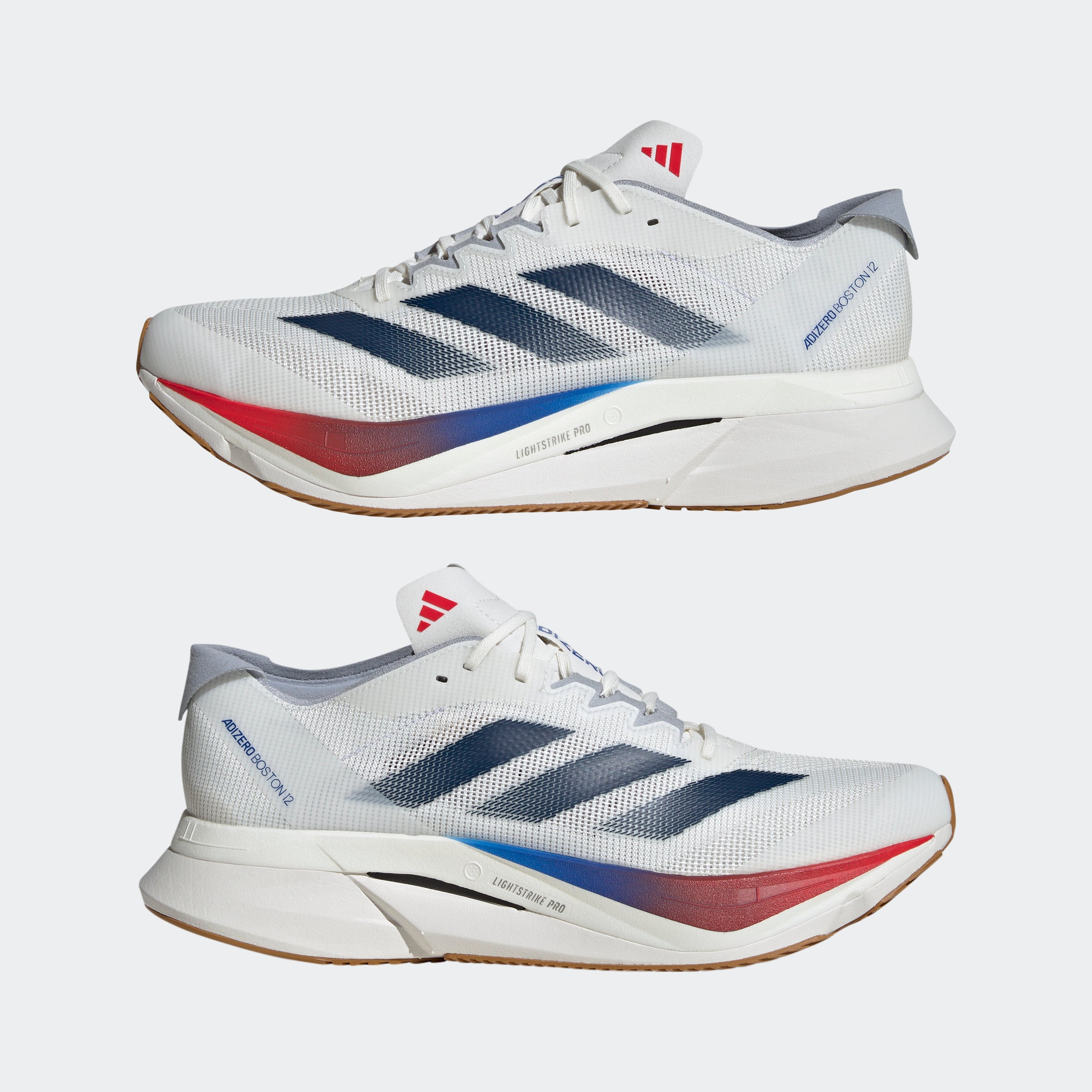 Adizero Boston 12 Adults  Male  Running Shoes White