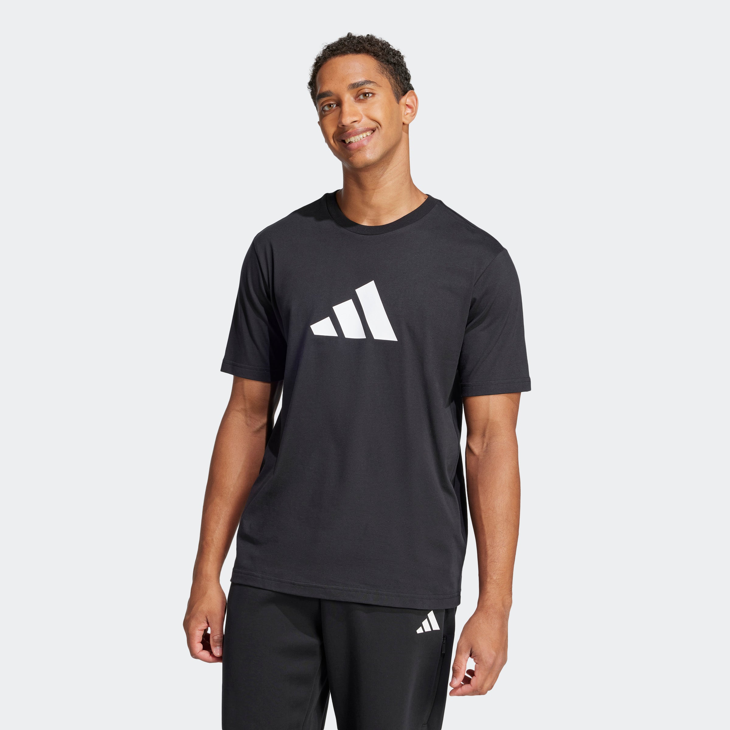 Fi 3Bar Adults  Male  Tshirts Black