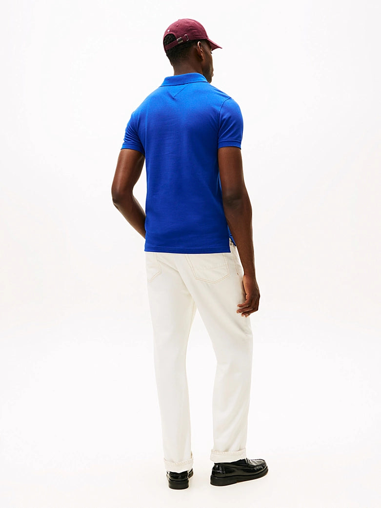 Tjm Reg Tipped Polo Ss Adults Male Polo Shirt Blue