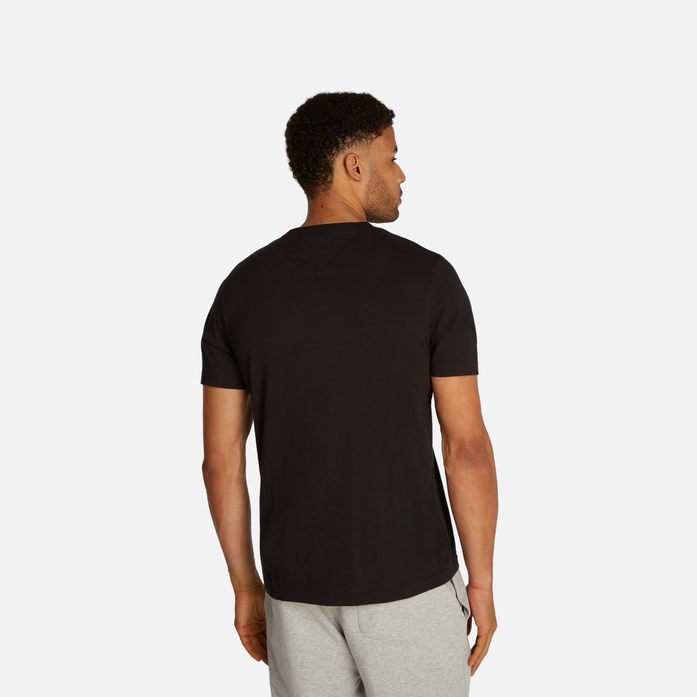 Big Hilfiger Tee Adults Male Tshirts Black