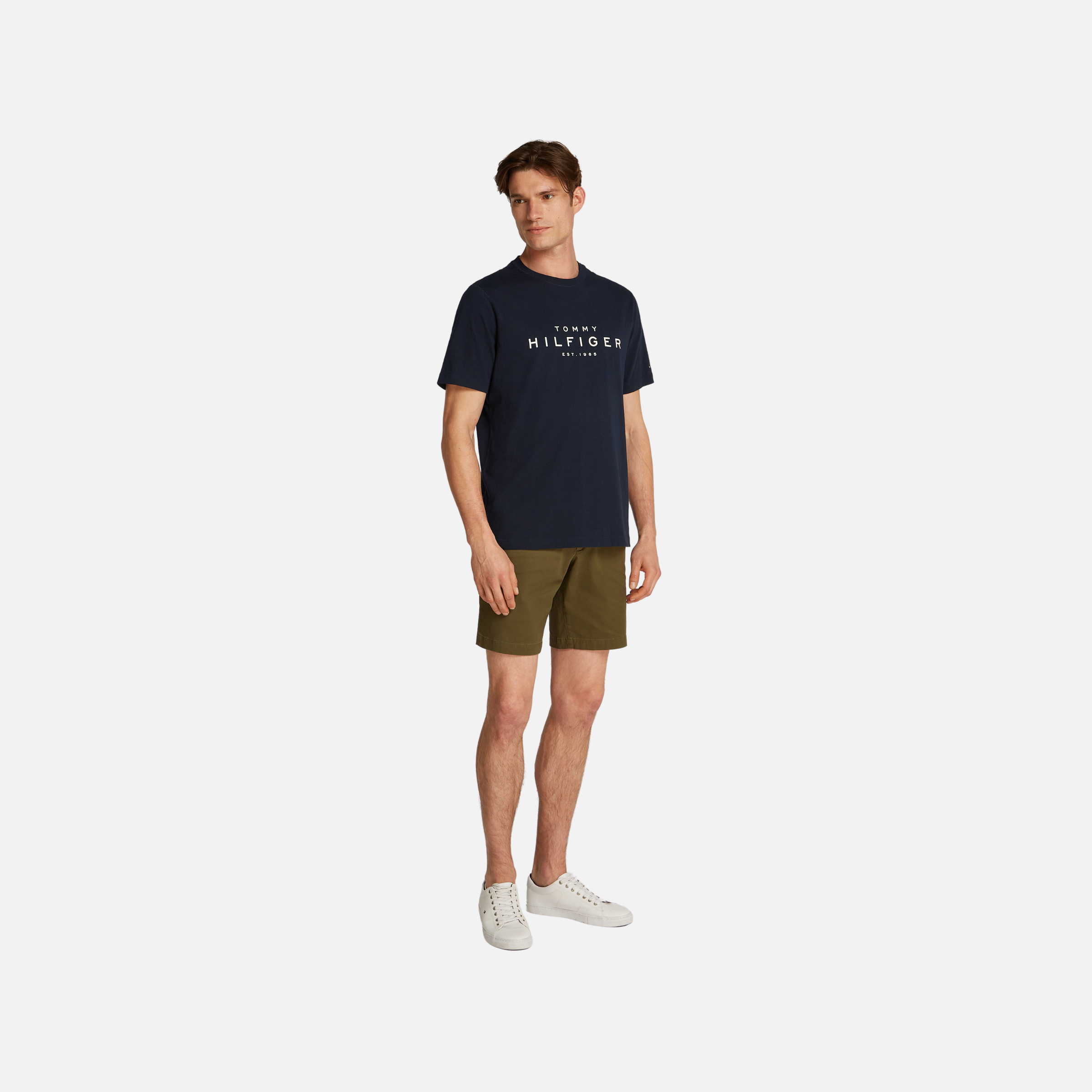 Big Hilfiger Tee Adults Male Tshirts Navy