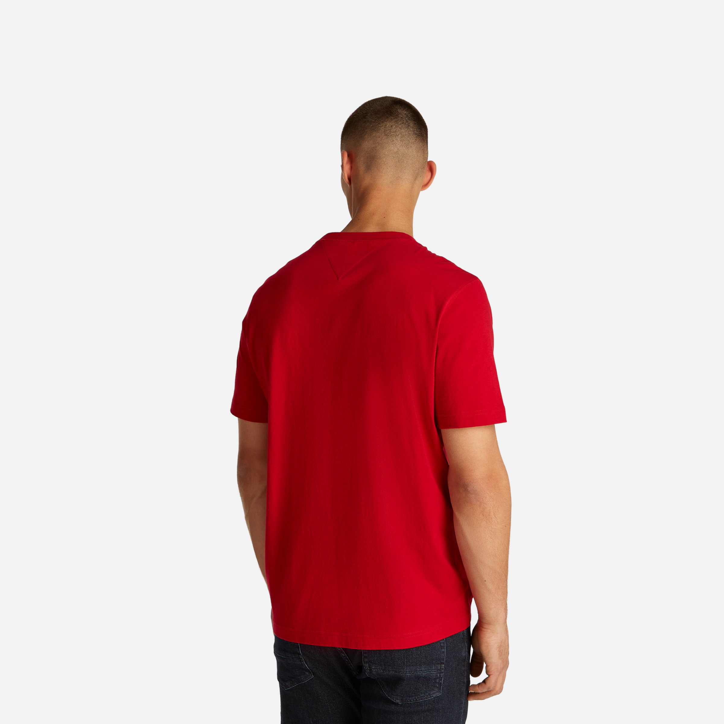 Big Hilfiger Tee Adults Male Tshirts Red