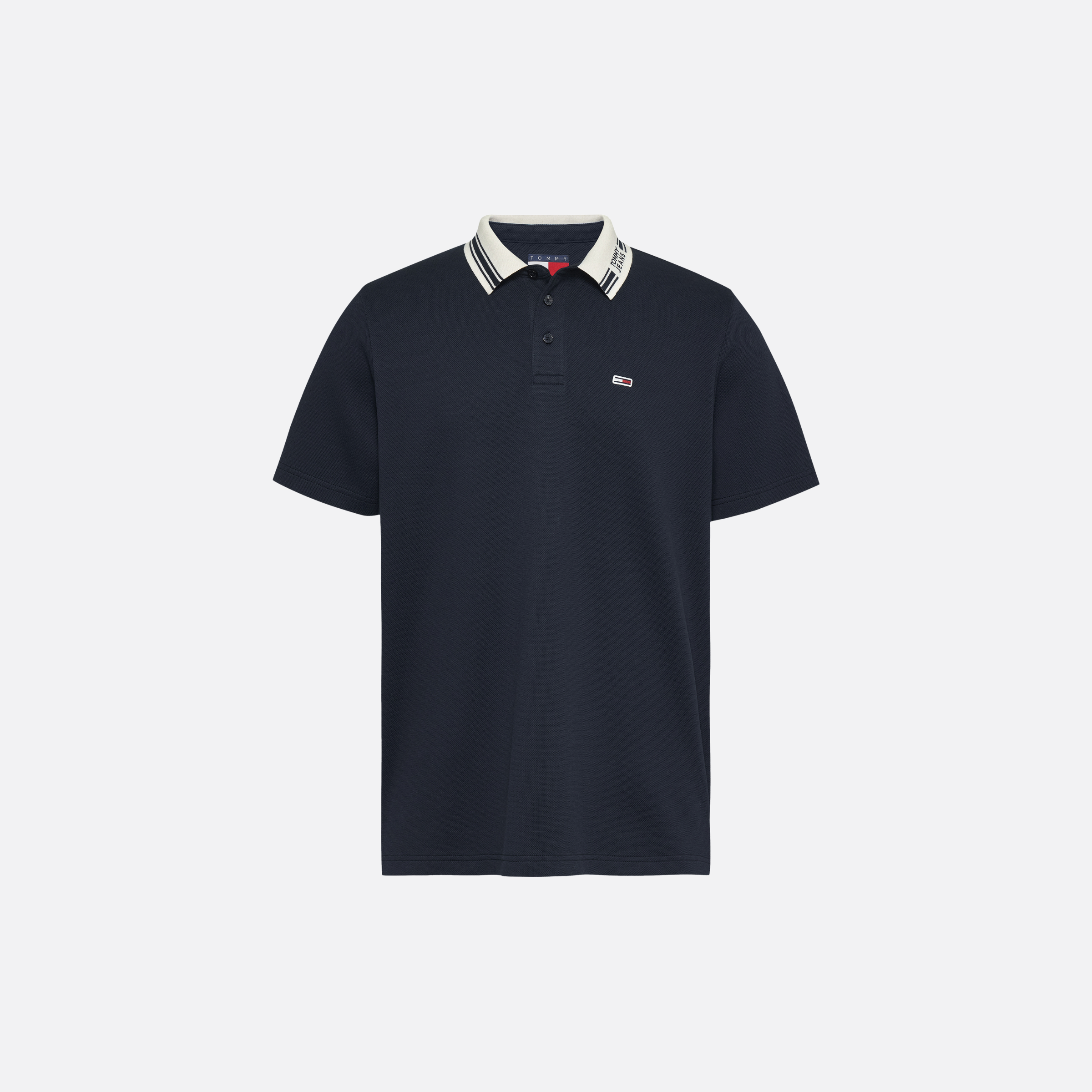 Tjm Tipped Logo Polo Ss Ext Adults Male Polo Shirt Blue