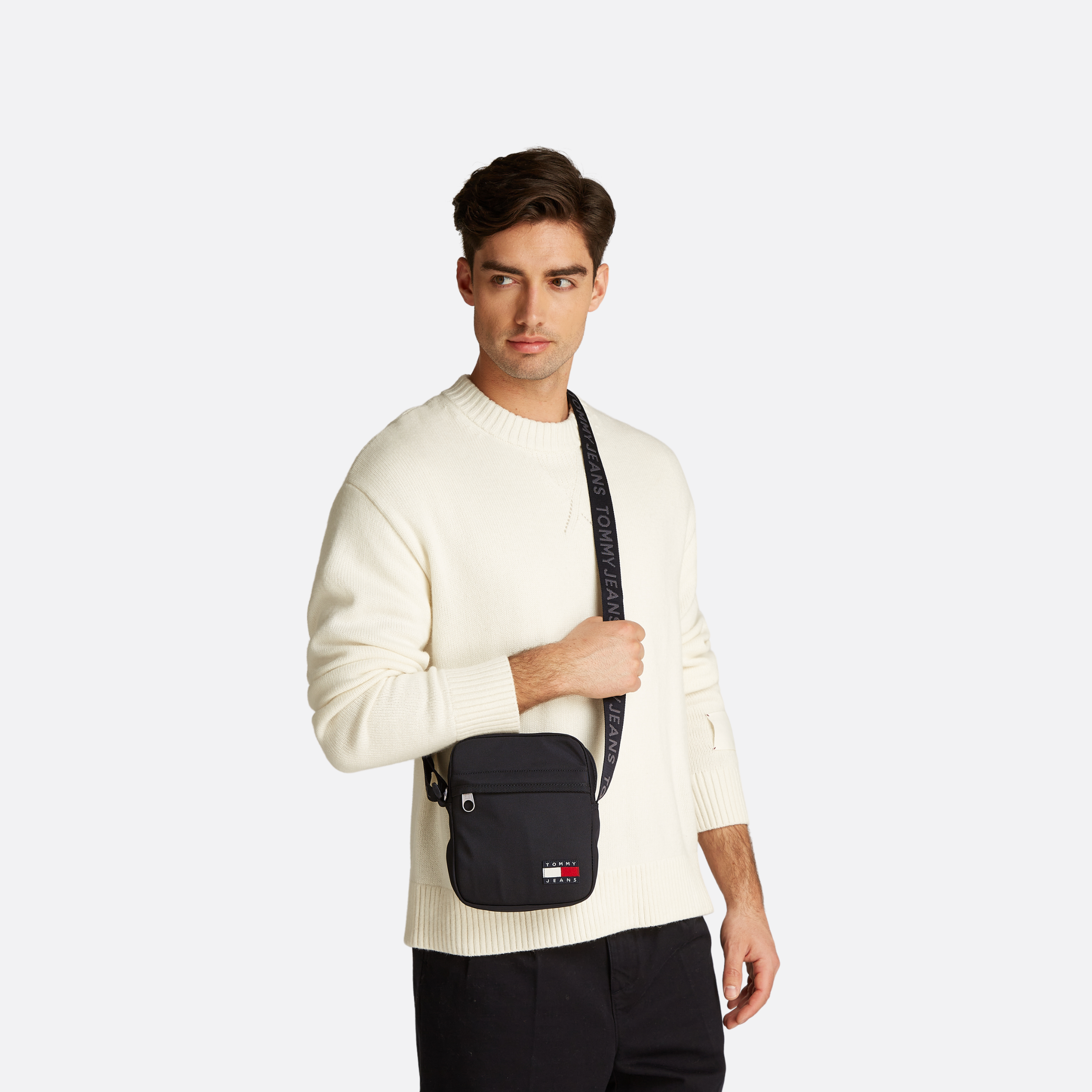 Tjm Ess Daily Reporter Adults Male Cross Body Bag Black