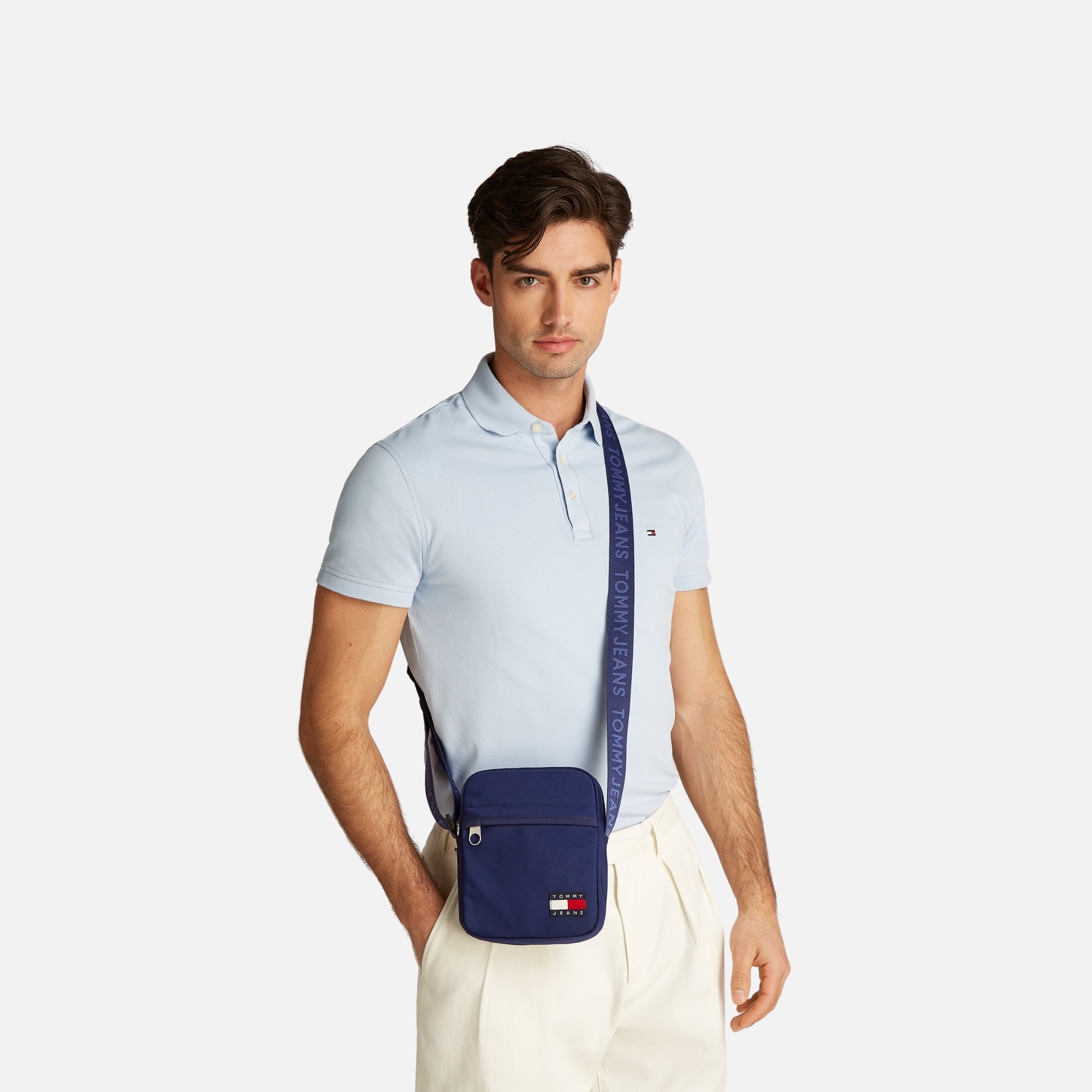 Tjm Ess Daily Reporter Adults Male Cross Body Bag Blue